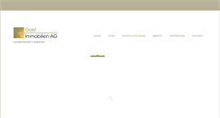 Desktop Screenshot of gold-immo.ch